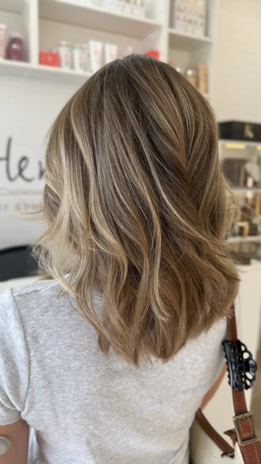 Long Bob con Balayage at Blend Hair Boutique, Plantation FL