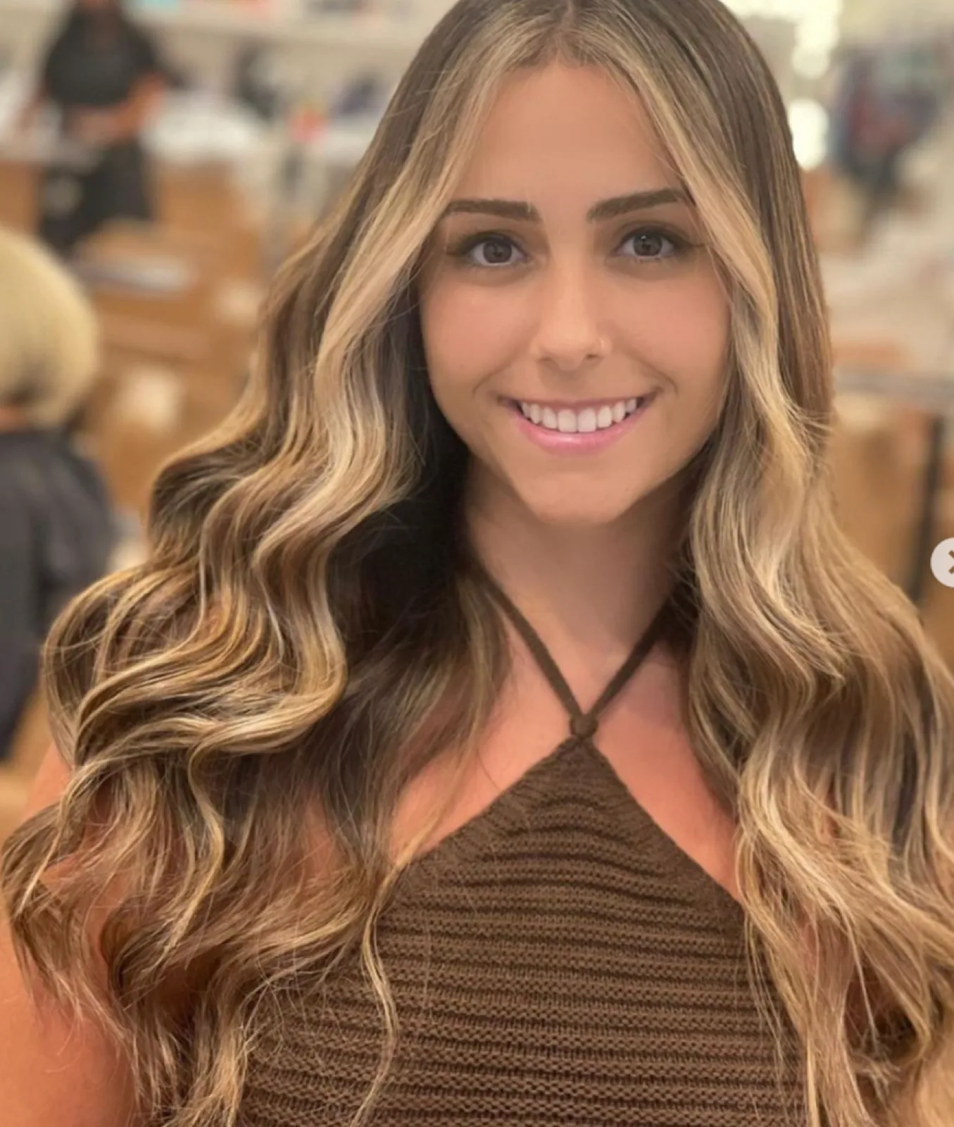 Balayage y peinado realizados en Blend Hair Boutique en Plantation, FL