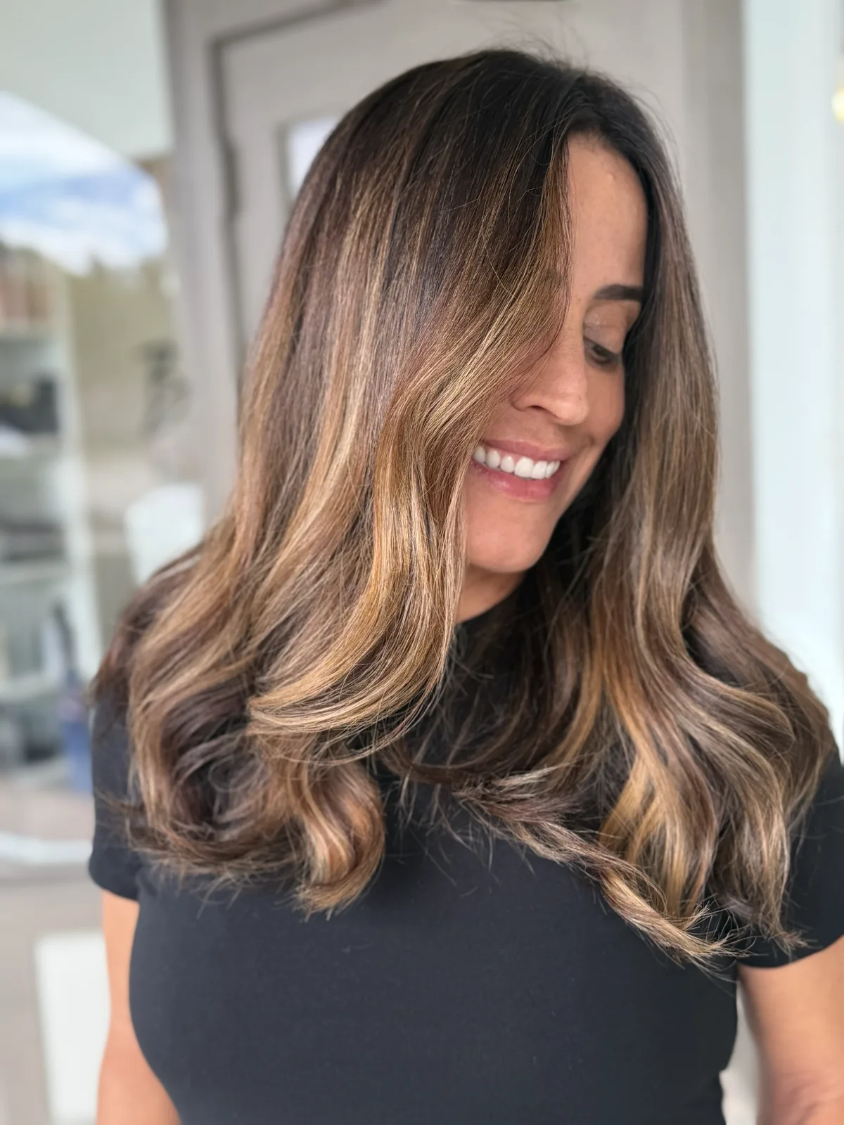 Balayage Caramelo at Blend Hair Boutique, Plantation FL
