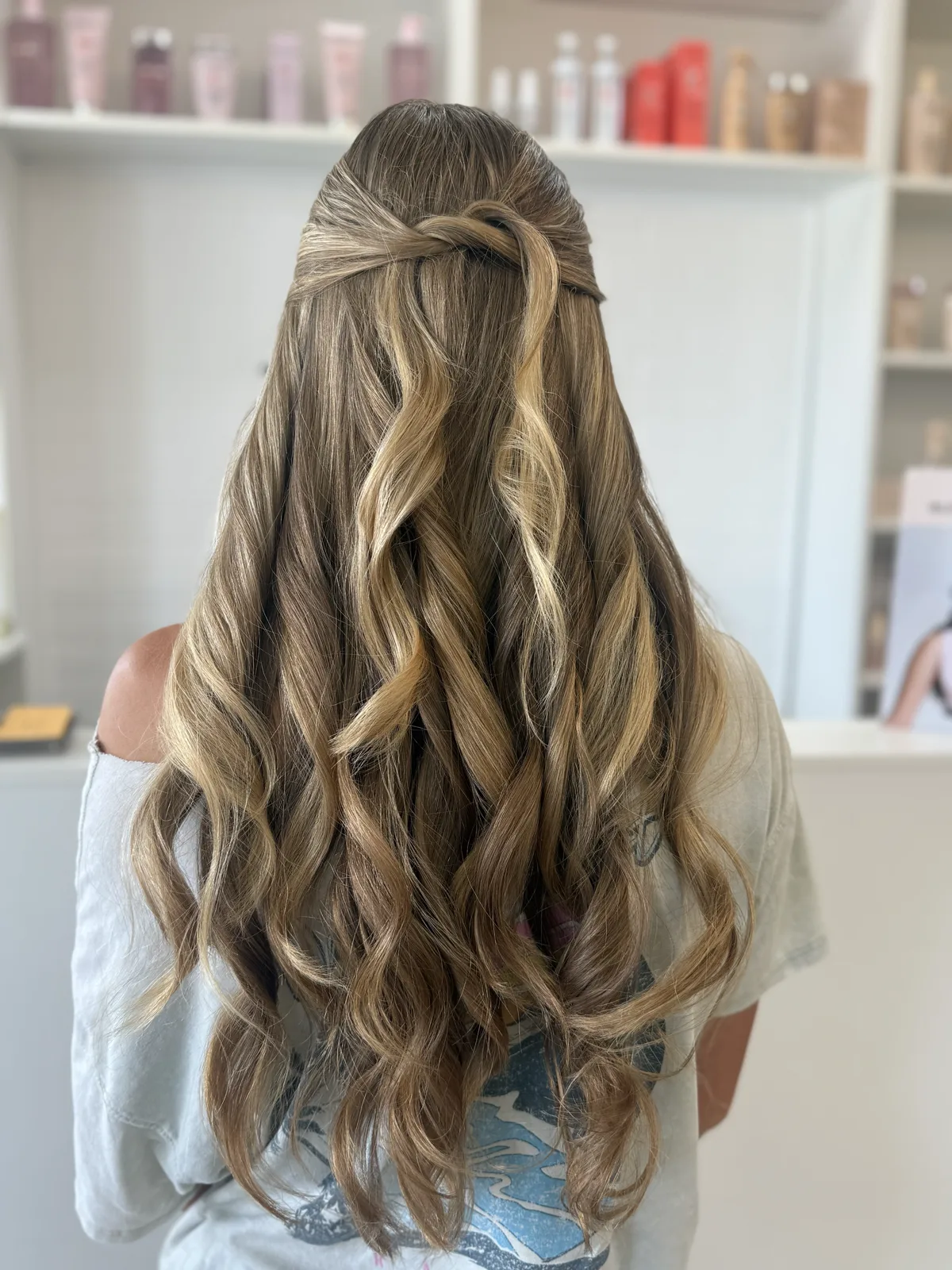 Semirrecogido Trenzado at Blend Hair Boutique, Plantation FL