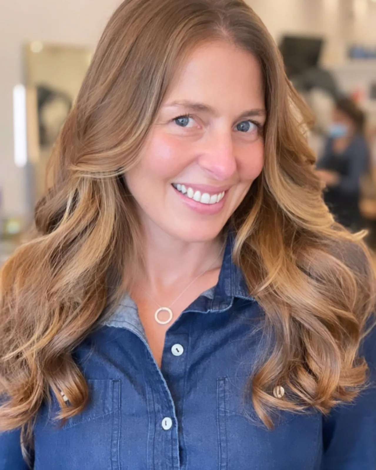 Brushing Rubio Miel at Blend Hair Boutique, Plantation FL