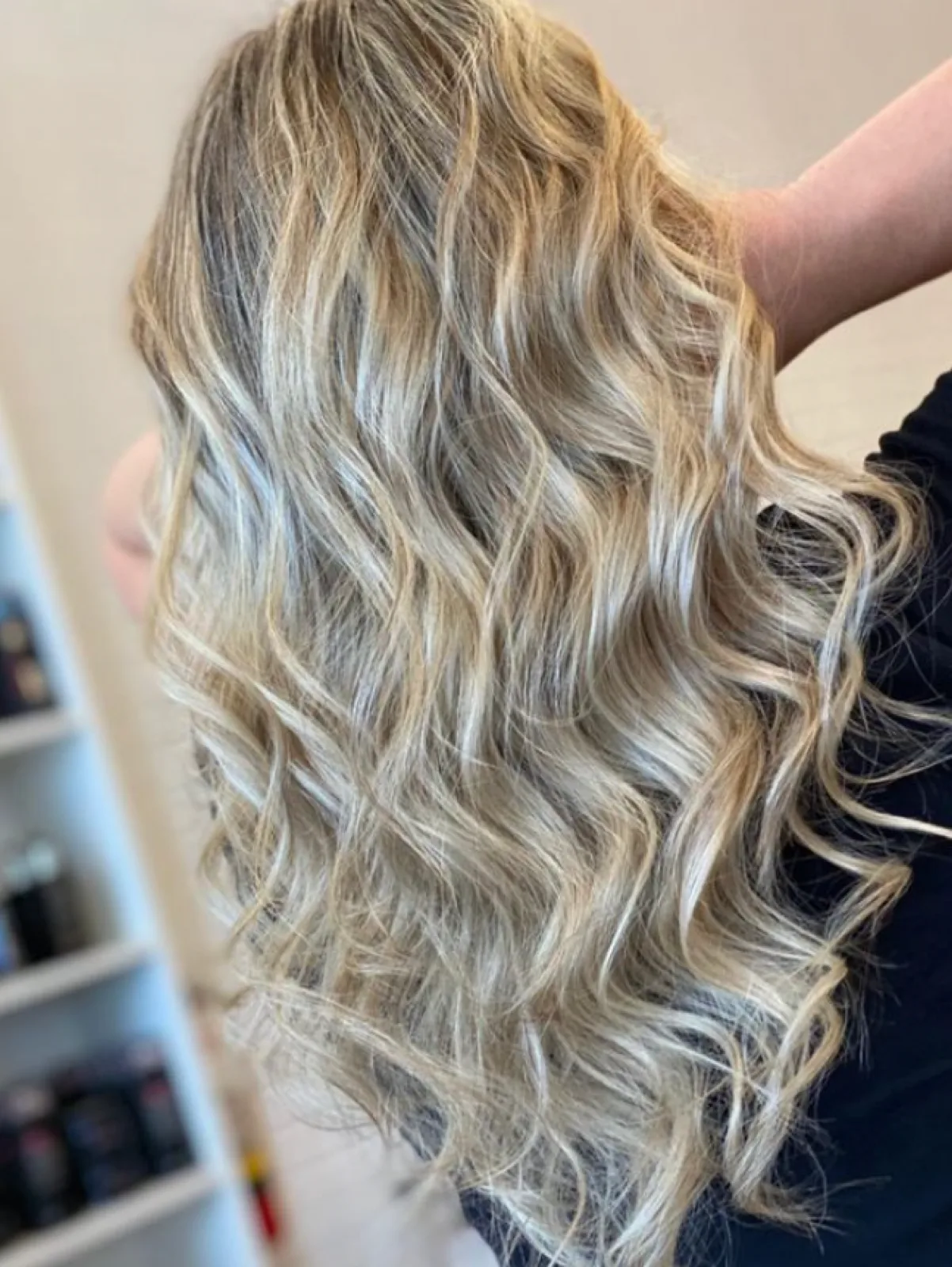 Rizos Rubio Hielo at Blend Hair Boutique, Plantation FL