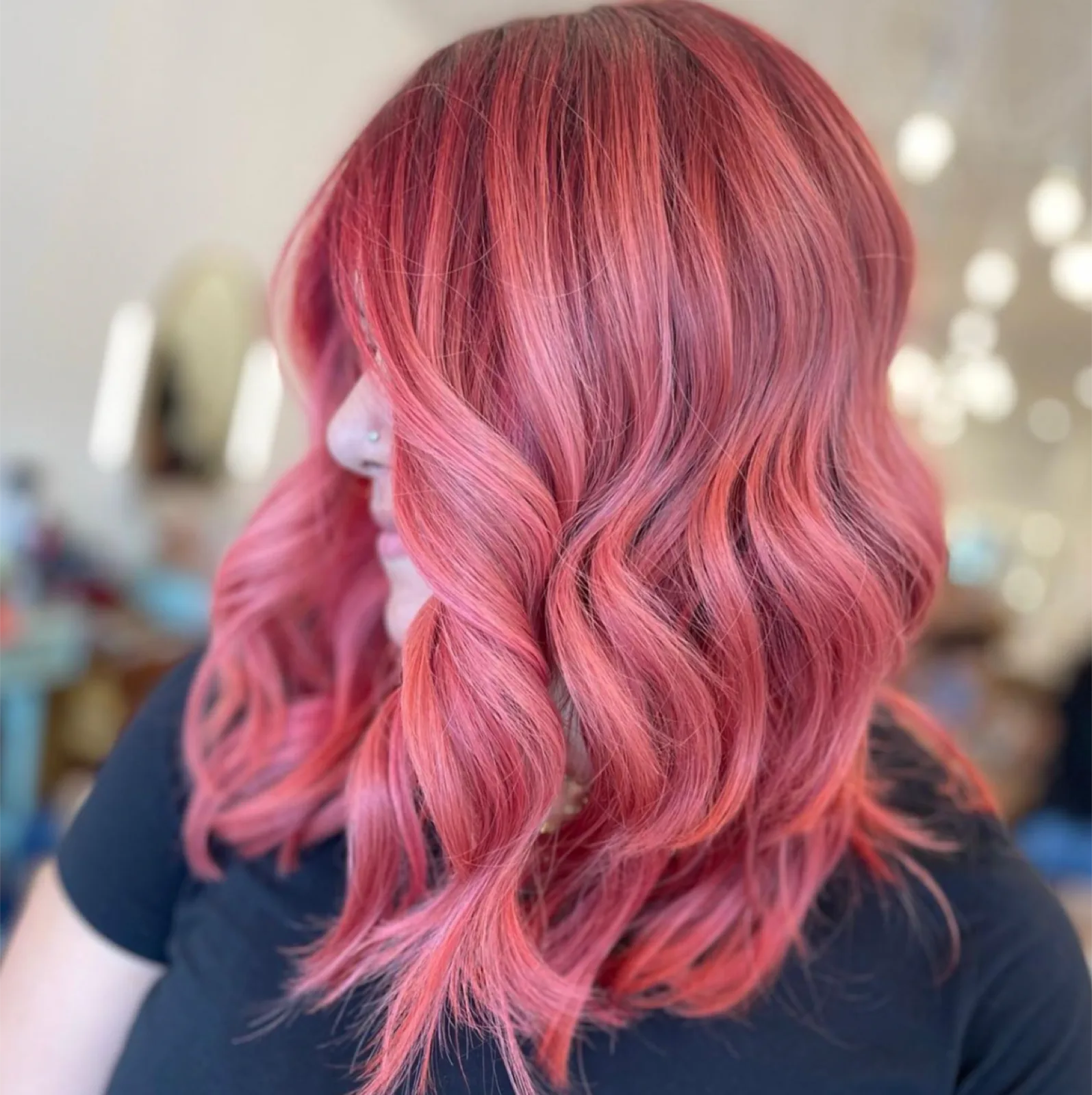Rosa Intenso Creativo at Blend Hair Boutique, Plantation FL