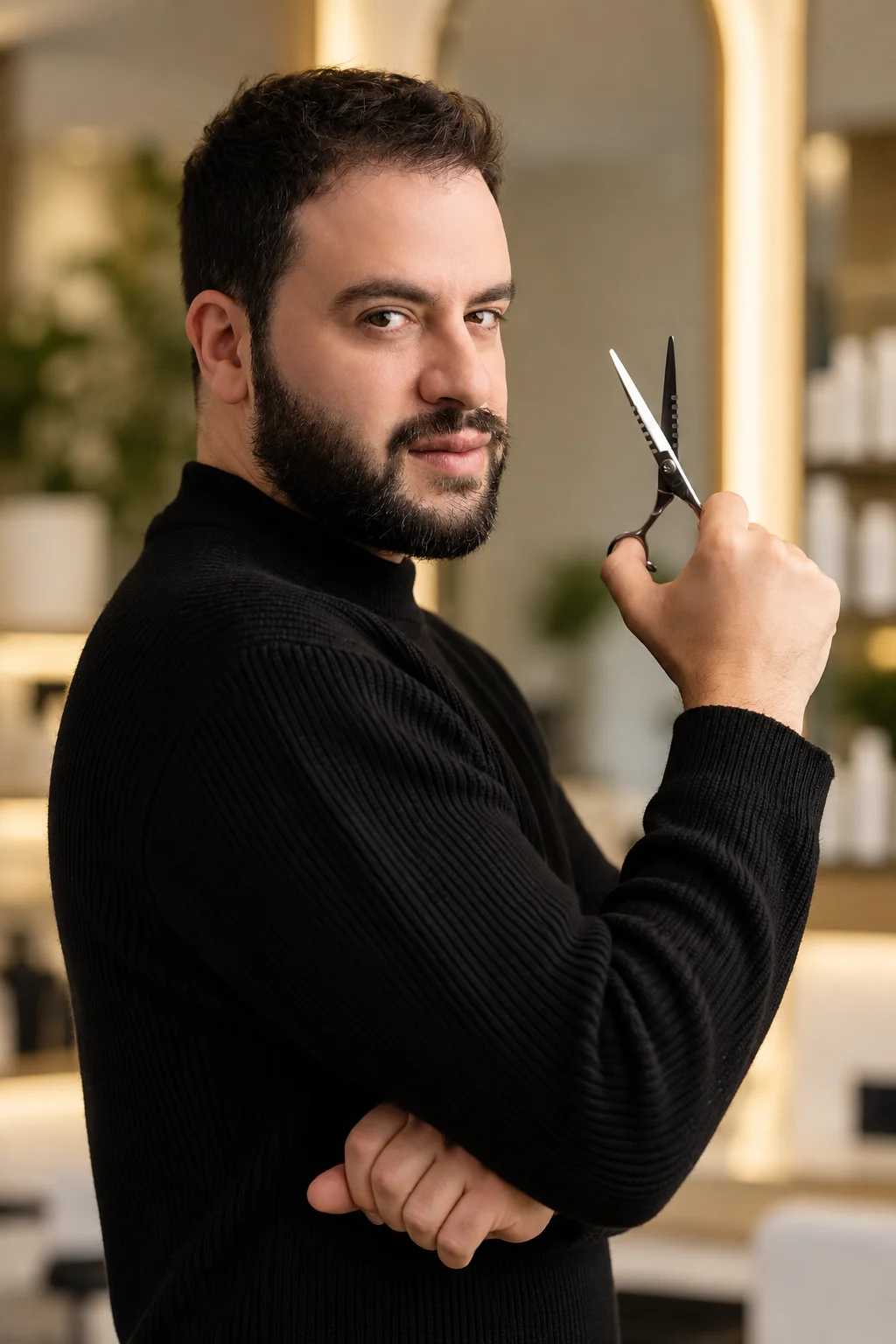 Thom Kauffmann, Master Stylist at Blend Hair Boutique in Plantation, FL